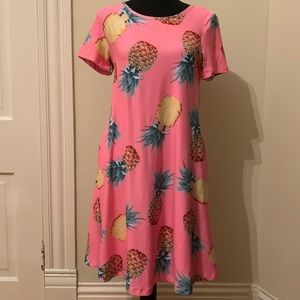 YELETE Pink Summer Dress w/pockets SZ SM